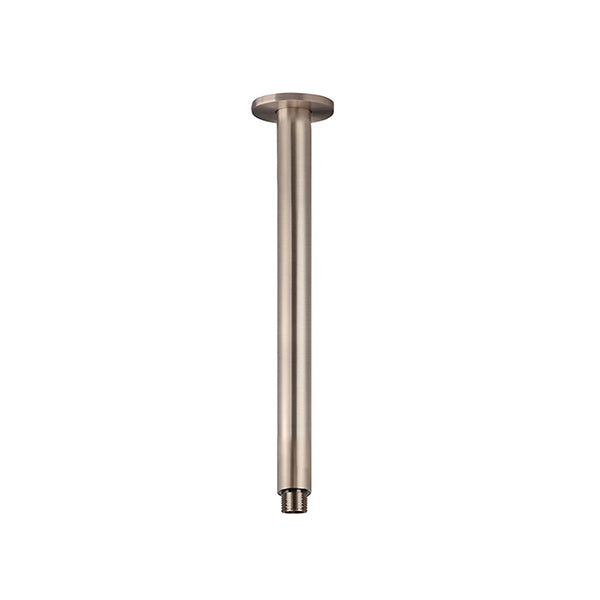 Round Ceiling Shower Arm 300mm - Champagne