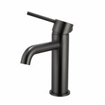 Load image into Gallery viewer, LUCID PIN Series Round Brushed Gun Metal Grey Basin Mixer
