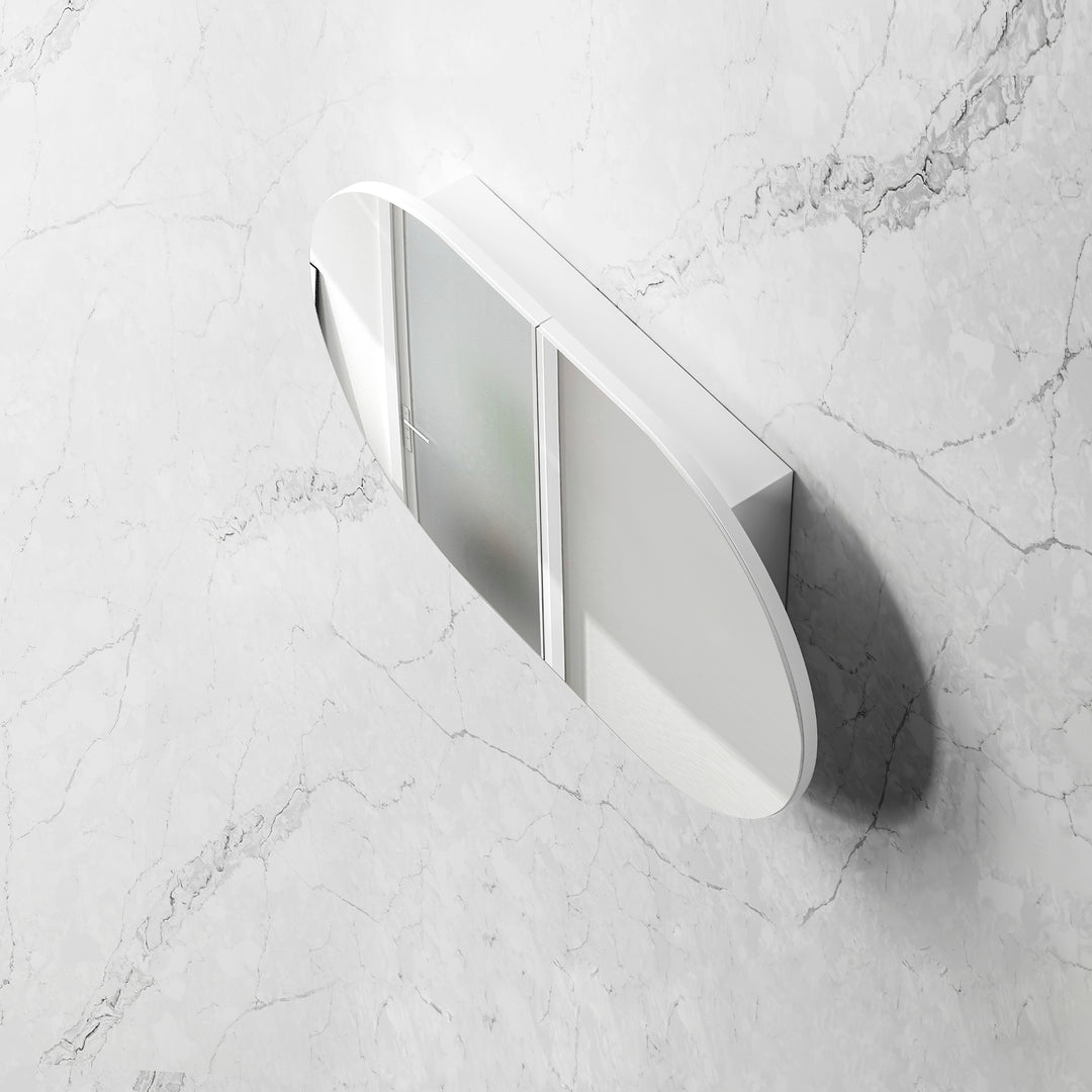 Bondi White Shaving Cabinet