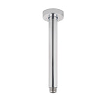 Load image into Gallery viewer, Round Chrome Ceiling Shower Arm 200mm
