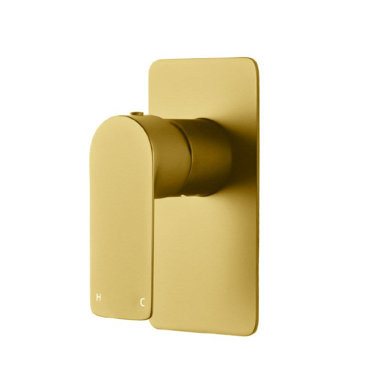 VOG Series Brushed Brass Wall Mixer(color up)