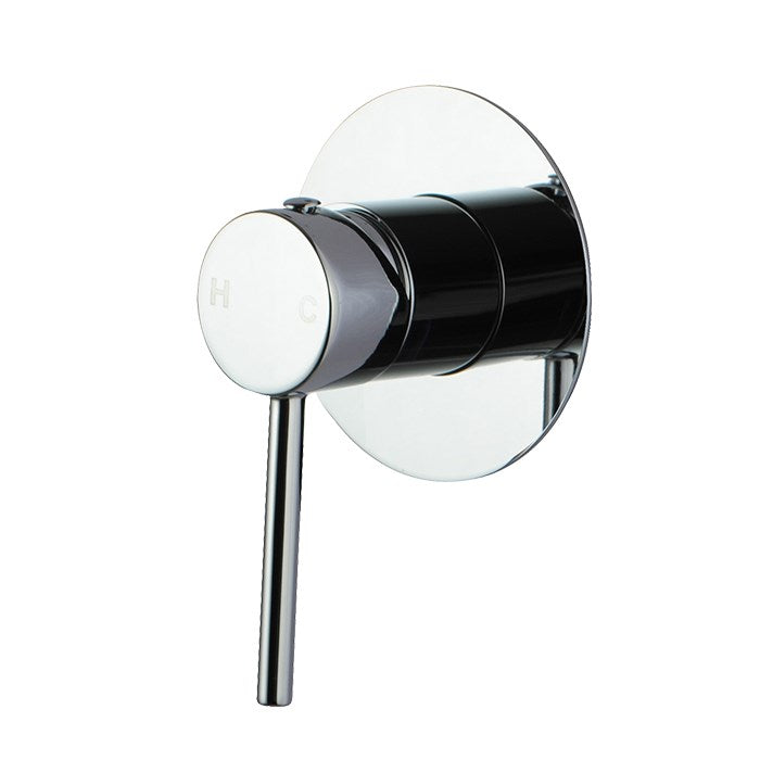 LUCID PIN Series Round Chrome Wall Mixer(color up)