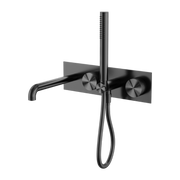 OPAL PROGRESSIVE SHOWER SYSTEM WITH SPOUT 250MM GRAPHITE