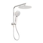 Load image into Gallery viewer, MECCA 2 IN 1 TWIN SHOWER BRUSHED NICKEL
