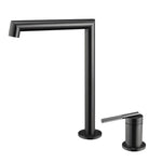 Load image into Gallery viewer, CADDENCE Series Brushed Gun Metal Grey Split Type Basin Mixer
