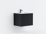 Load image into Gallery viewer, Kliff Modern Wall Hung PVC Cabinet Matte Black

