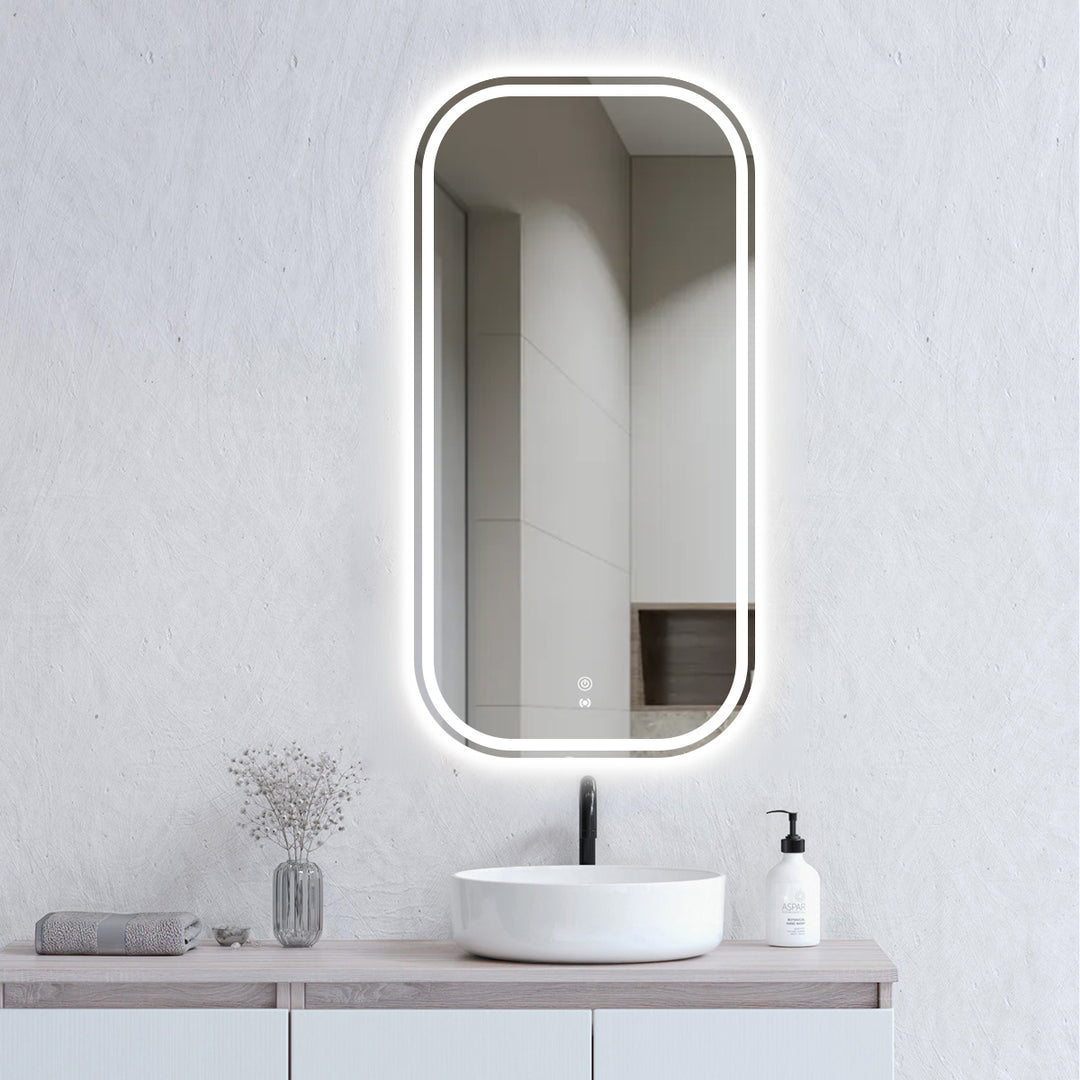 LED Newport Frameless Square Mirror