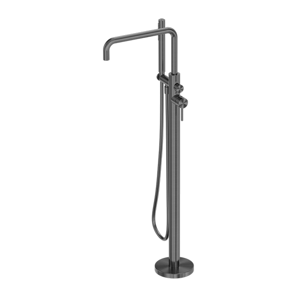 Zen SS316L Freestanding Bath Mixer Graphite