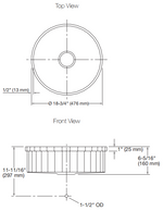 Load image into Gallery viewer, Brinx 19&quot; Single-Bowl Self-rimming Kitchen Sink
