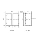 Load image into Gallery viewer, Hampton Laundry 630 White Wall Cabinet

