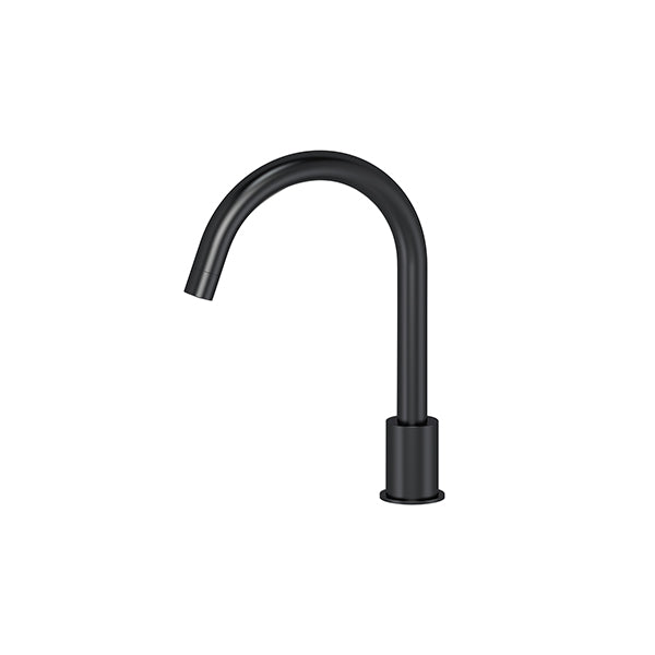 Round Hob Mounted Swivel Spout - Matte Black