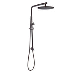 Load image into Gallery viewer, 10&#39;&#39; Round Gun Metal Grey Shower Station Top Water Inlet(Right Angle)
