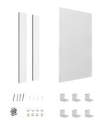 Load image into Gallery viewer, End Panel 880x580x16 Polyurethane White with installation Kit
