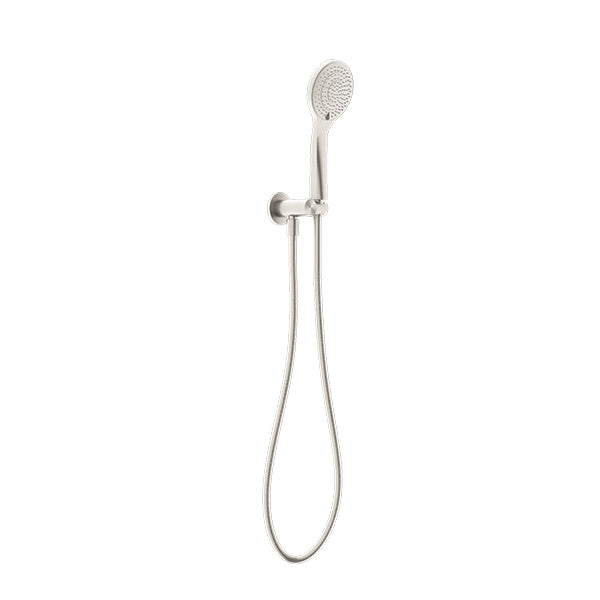 MECCA SHOWER ON BRACKET WITH AIR SHOWER BRUSHED NICKEL