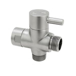 Load image into Gallery viewer, Brushed Nickel Brass Bidet Diverter
