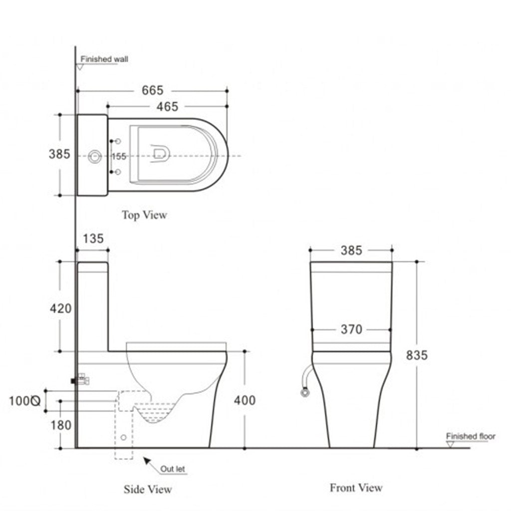 Vella Rimless Toilet Suite