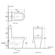 Vella Rimless Toilet Suite