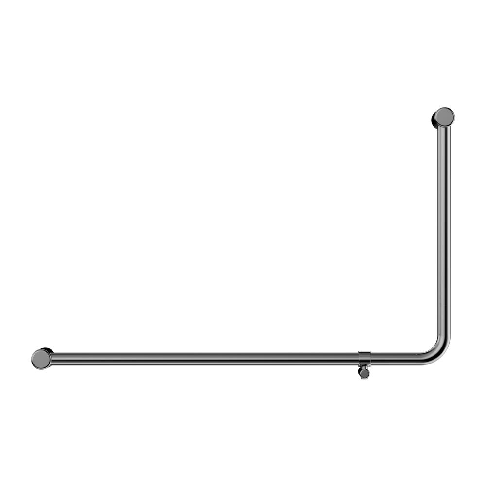 MECCA CARE 32MM DDA 90 DEGREE BENT TUBE GRAB RAIL 600X1000MM CHROME