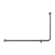 MECCA CARE 32MM DDA 90 DEGREE BENT TUBE GRAB RAIL 600X1000MM CHROME