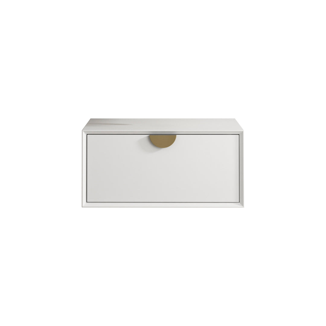 Moonlight White Wall Hung Cabinet