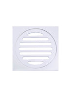 Load image into Gallery viewer, Square Floor Grate Shower Drain 100mm outlet - Polished Chrome
