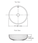 Load image into Gallery viewer, Salute Glass Vessel Basin

