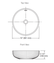 Salute Glass Vessel Basin