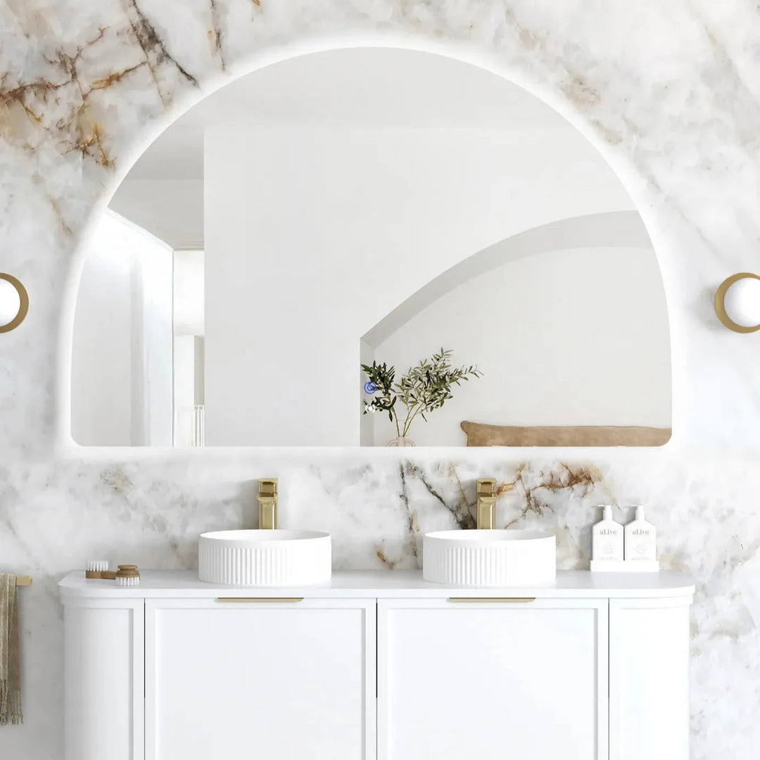 LED Moonlight Archie 1000(H)x1500(W) Frameless Tuffi Mirror