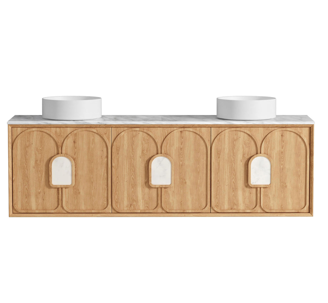 Laguna Natural Oak Wall Hung Vanity