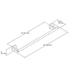 Load image into Gallery viewer, Elate 18&quot; Towel Bar
