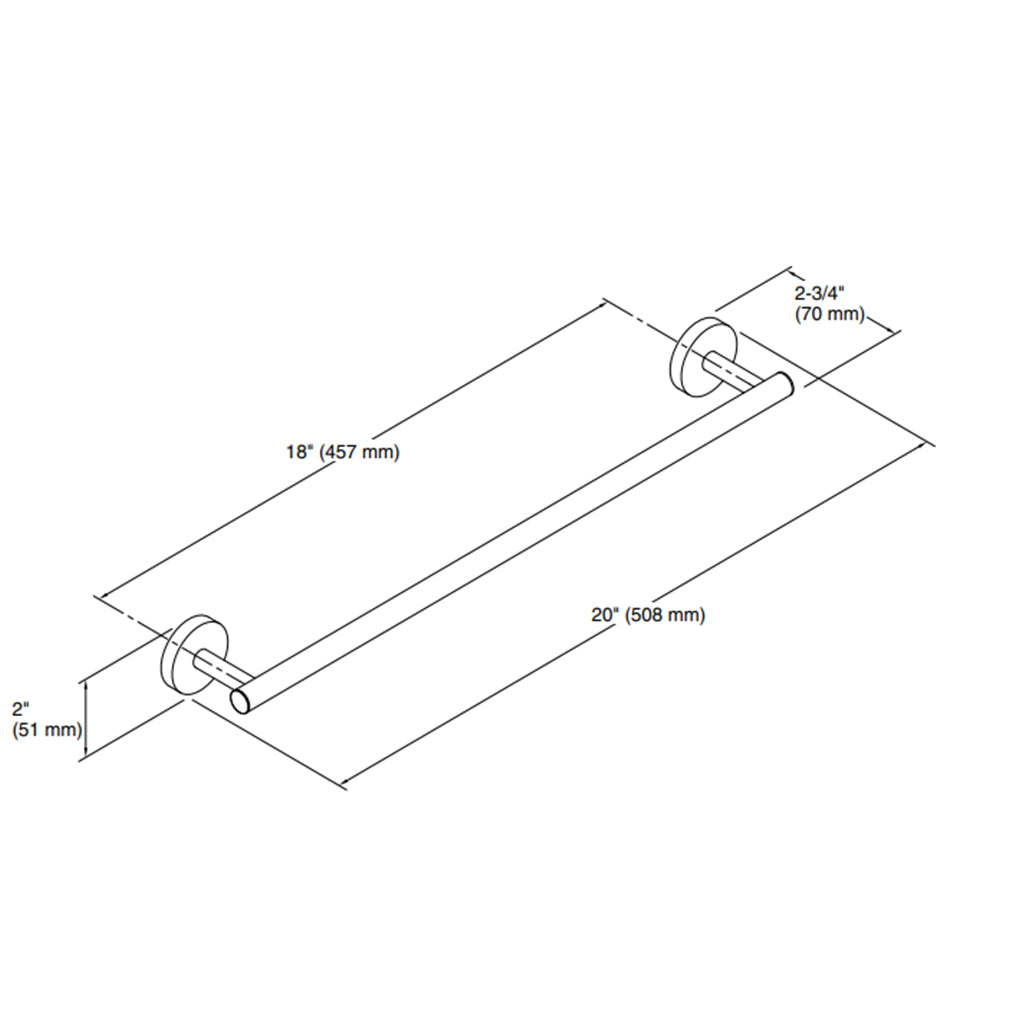 Elate 18" Towel Bar