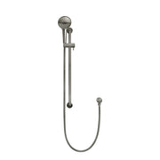 Round Three Function Hand Shower on Rail Column - Shadow