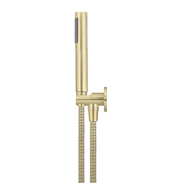 Round Hand Shower on Fixed Bracket - PVD Tiger Bronze