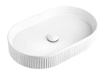 Load image into Gallery viewer, Kensington Oval 580x360x120 Gloss White Basin
