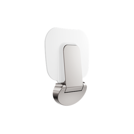 MECCA CARE SHOWER SEAT 400??30MM BRUSHED NICKEL