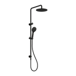 Load image into Gallery viewer, ROUND TWIN SHOWER MATTE BLACK
