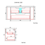 Load image into Gallery viewer, Curva Wall Hung Vanity
