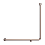 Load image into Gallery viewer, MECCA CARE 32MM 90 DEGREE BENT TUBE GRAB RAIL 750X750MM BRUSHED BRONZE
