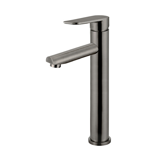 Round Paddle Tall Basin Mixer - Shadow
