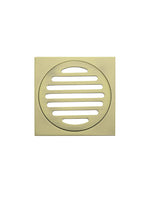Load image into Gallery viewer, Square Floor Grate Shower Drain 100mm outlet - PVD Tiger Bronze
