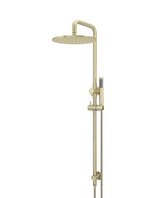 Load image into Gallery viewer, Round Combination Shower Rail, 300mm Rose, Single Function Hand Shower - PVD Tiger Bronze
