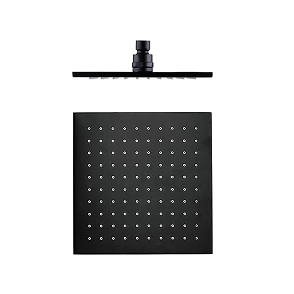 250MM SQUARE SHOWER HEAD MATTE BLACK