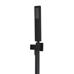 Load image into Gallery viewer, Square Hand Shower on Swivel Bracket - Matte Black

