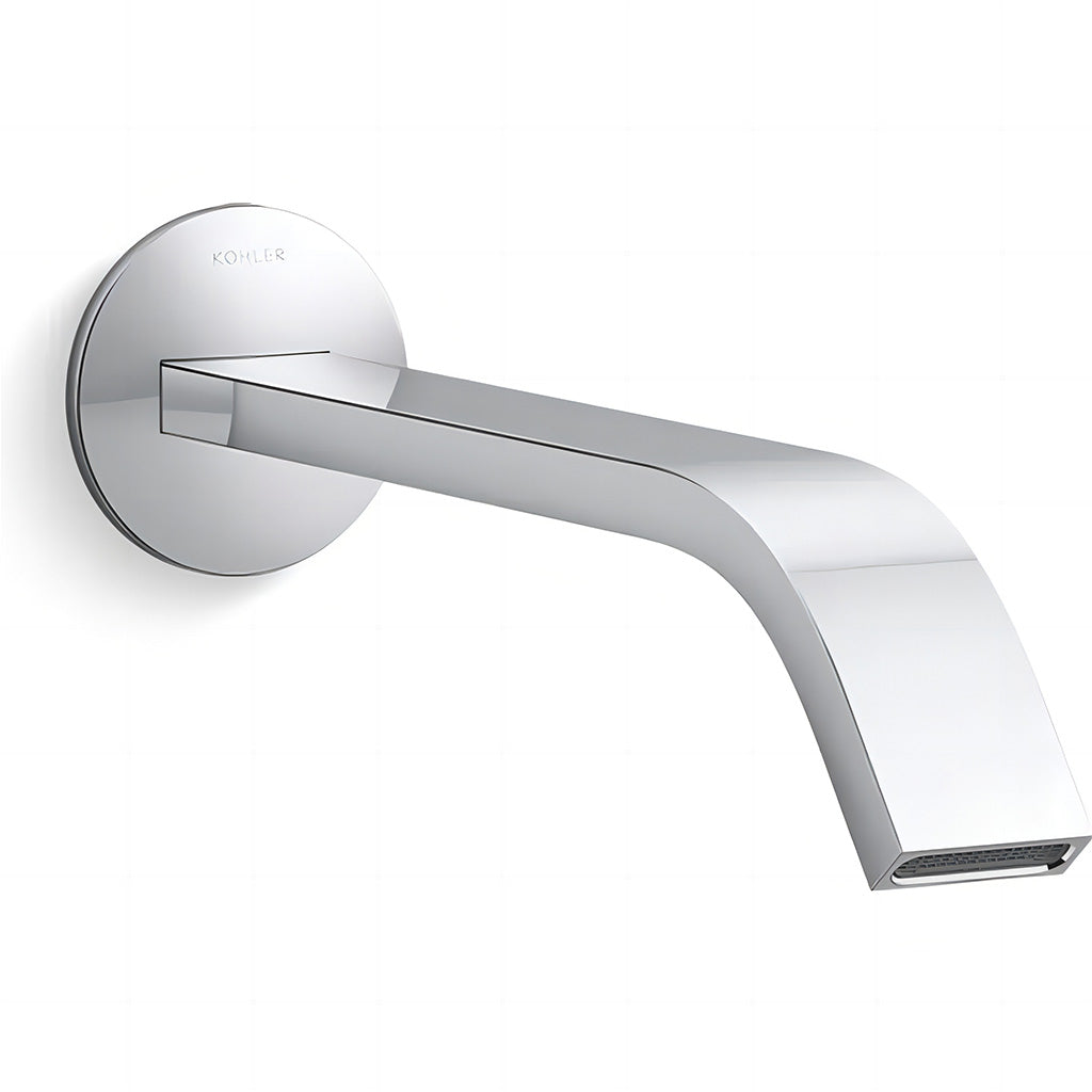Components Wall Mount Basin Spout - Ribbon Trim