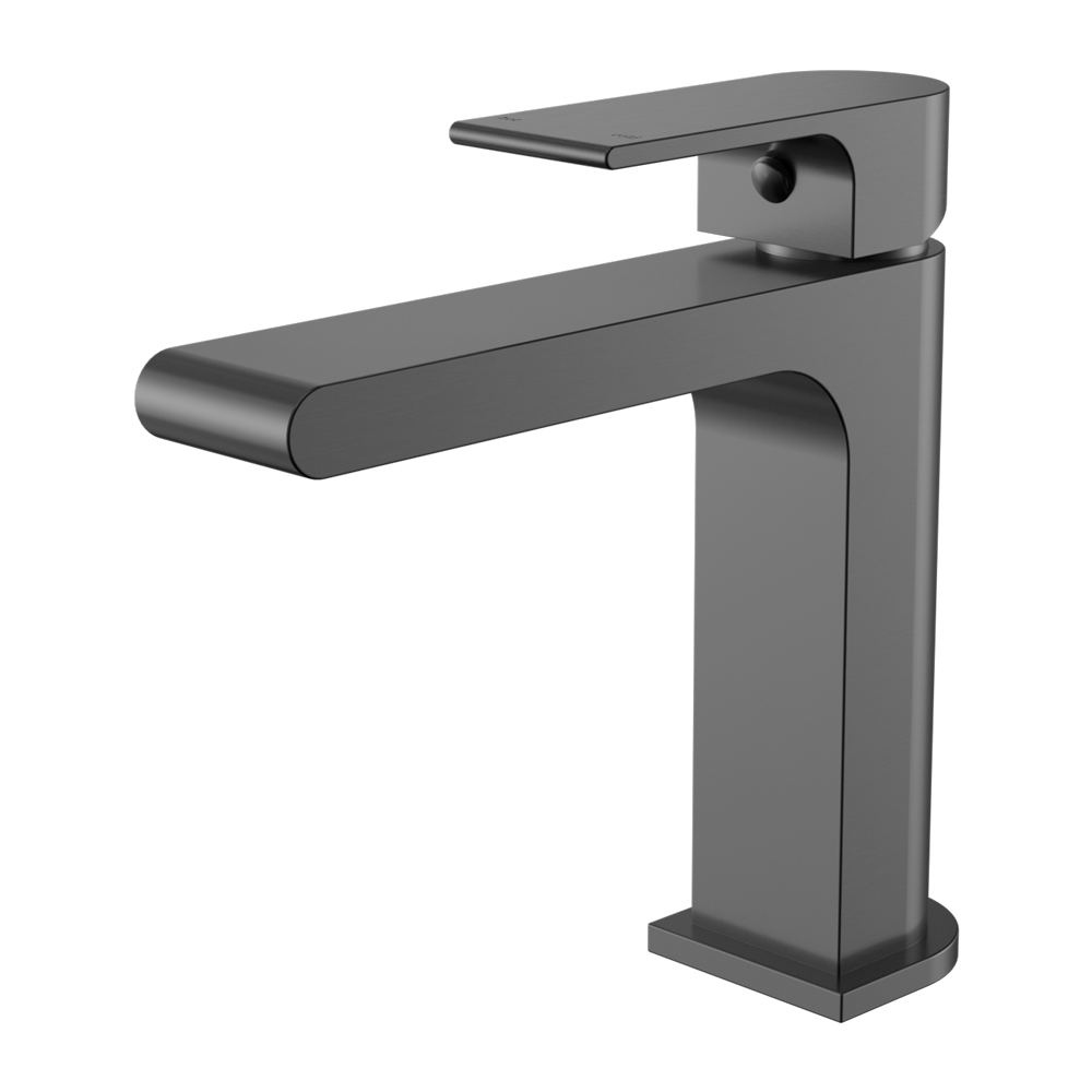 BIANCA BASIN MIXER STRAIGHT SPOUT GUN METAL