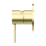 Load image into Gallery viewer, MECCA SHOWER MIXER 80MM PLATE BRUSHED GOLD

