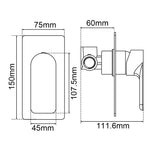 Load image into Gallery viewer, VOG Series Chrome Wall Mixer(color up)
