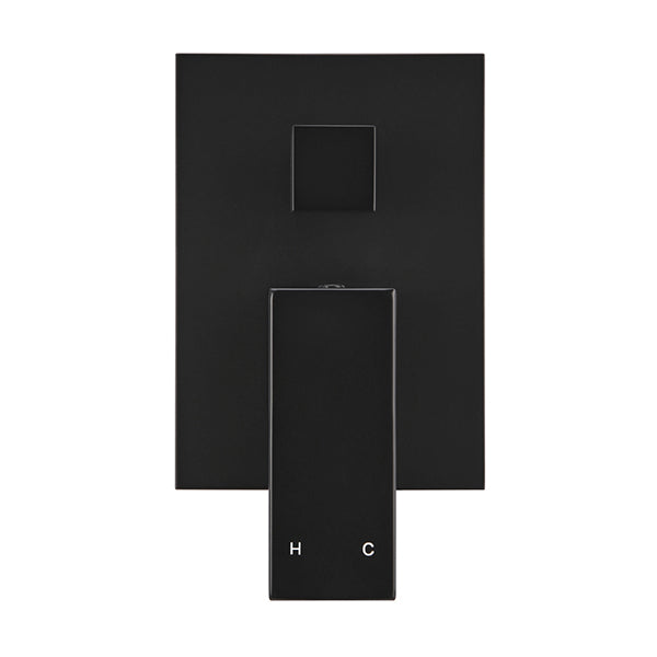 Square Diverter Mixer - Matte Black