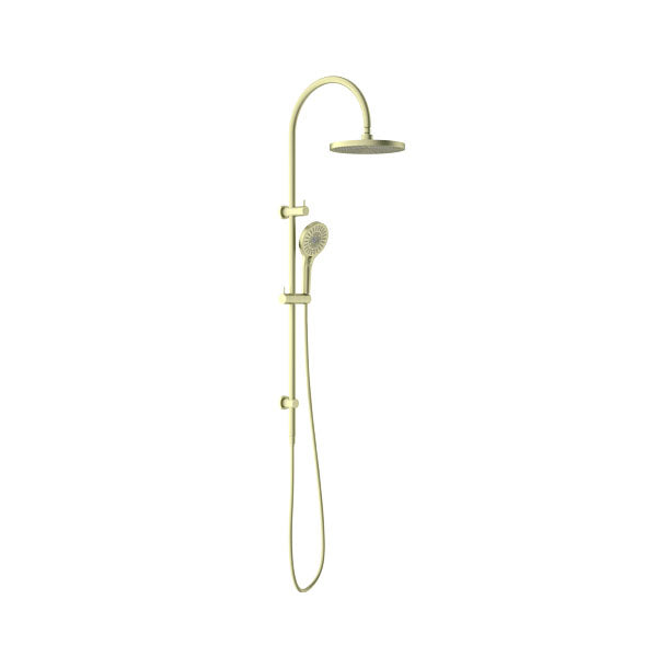 OPAL TWIN SHOWER BRUSHED GOLD