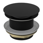 Load image into Gallery viewer, 40MM BATH POP-UP PLUG WITH REMOVABEL WASTE NO OVERFLOW MATTE BLACK
